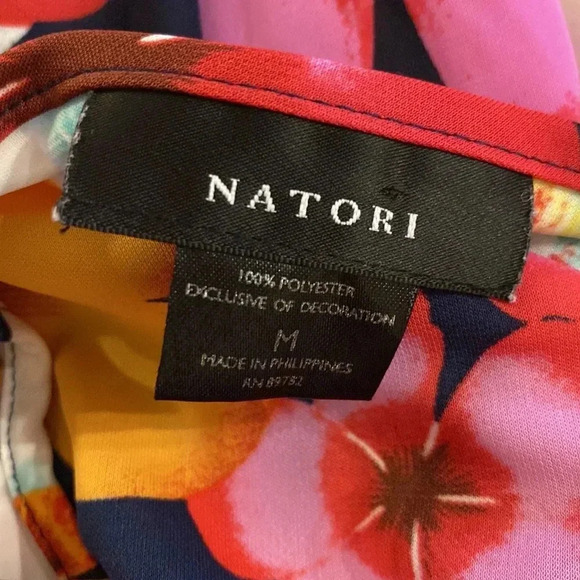 Natori floral tunic size M - Picture 4 of 4